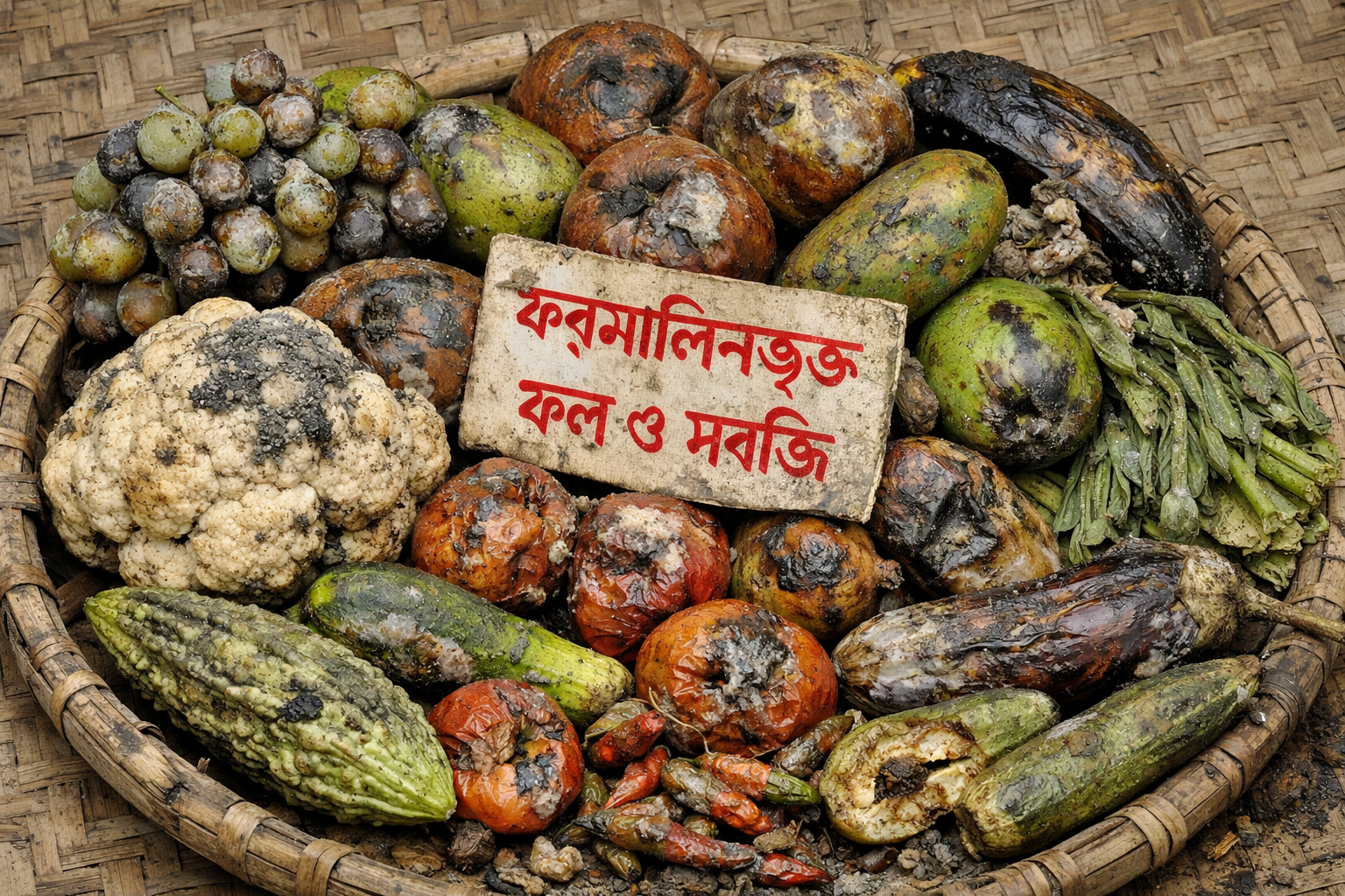 শাকসবজি ও ফলমূলে ফরমালিন বনাম ঘরে ঘরে ক্যান্সারের ভয়াবহতা।